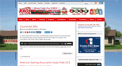 Desktop Screenshot of krosradio.com